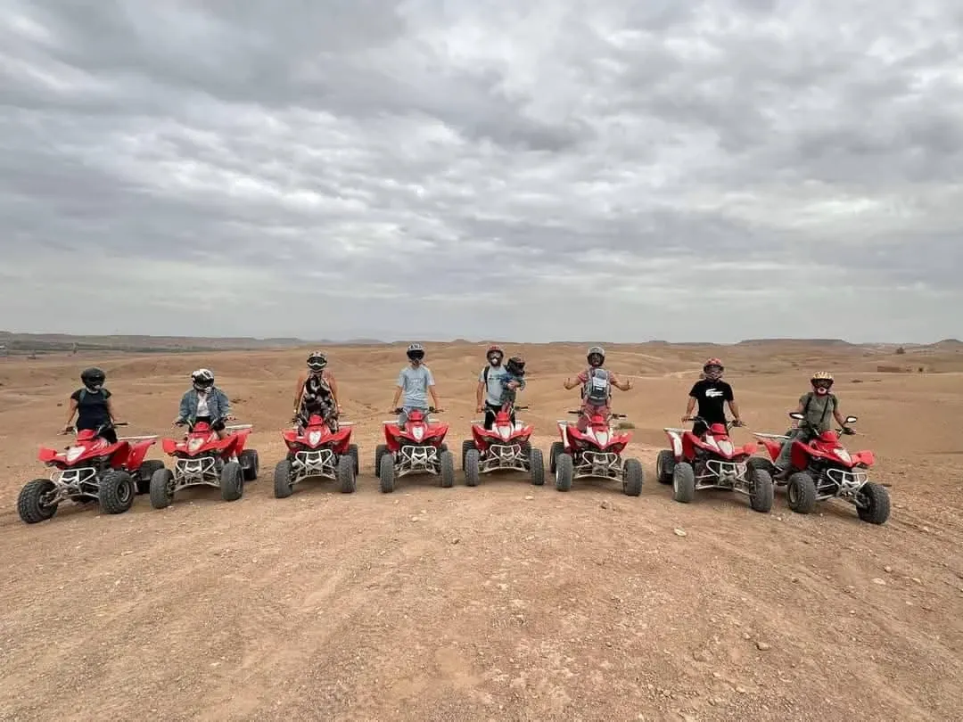 Quad en el desierto de Agafay